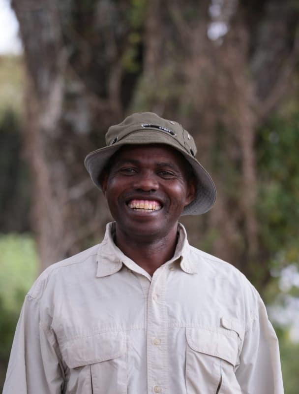 Jonas, onze gids in Tanzania