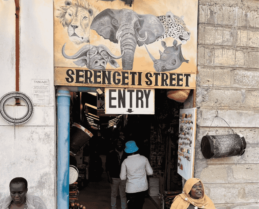 Ingang Souvenir markt