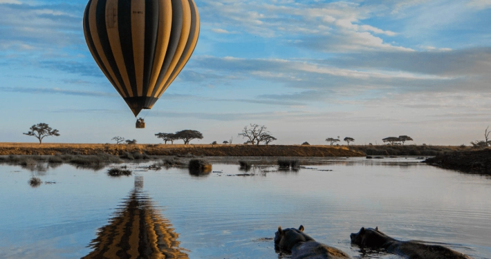 Luchtballonvaart in Serengeti National Park
