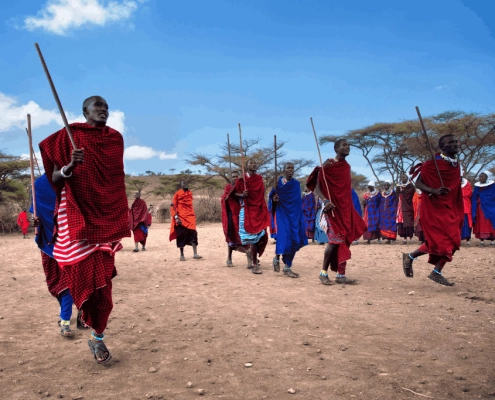Maasai traditionele dans