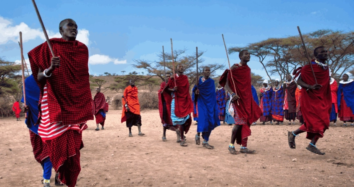 Maasai traditionele dans Maasai traditionele dans